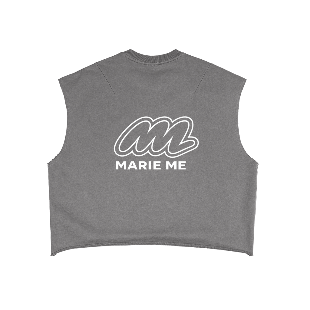 Marie Me Boxy Tank Top Gray