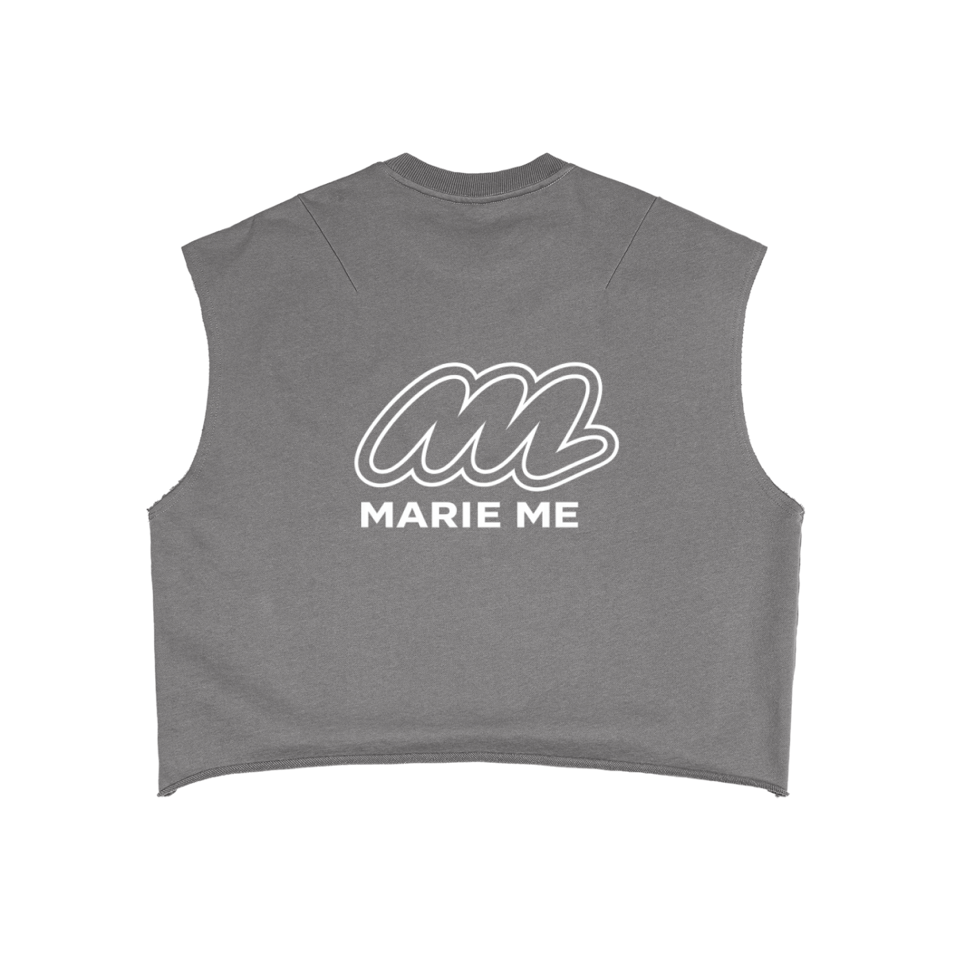 Marie Me Boxy Tank Top Gray