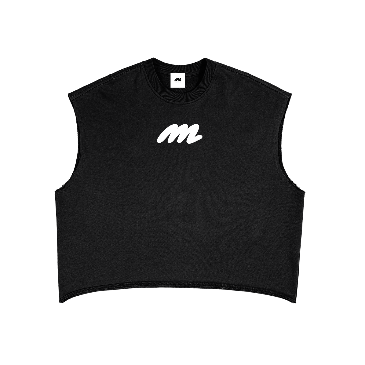 Marie Me Boxy Tank Top Black