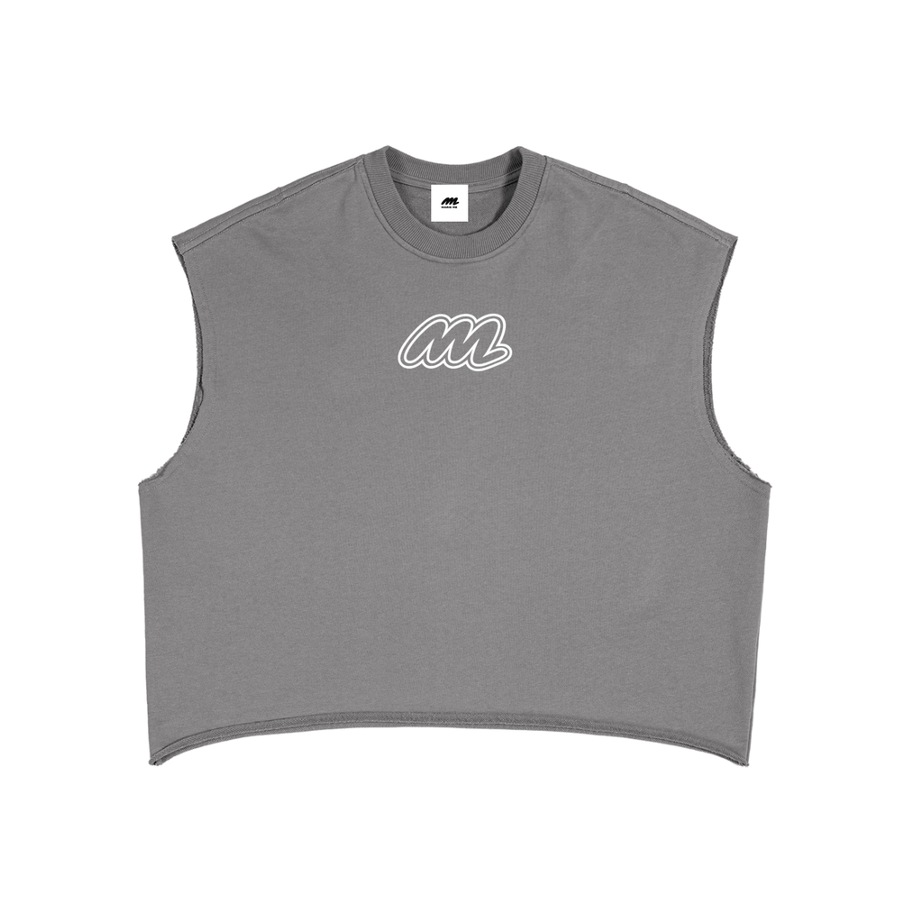 Marie Me Boxy Tank Top Gray