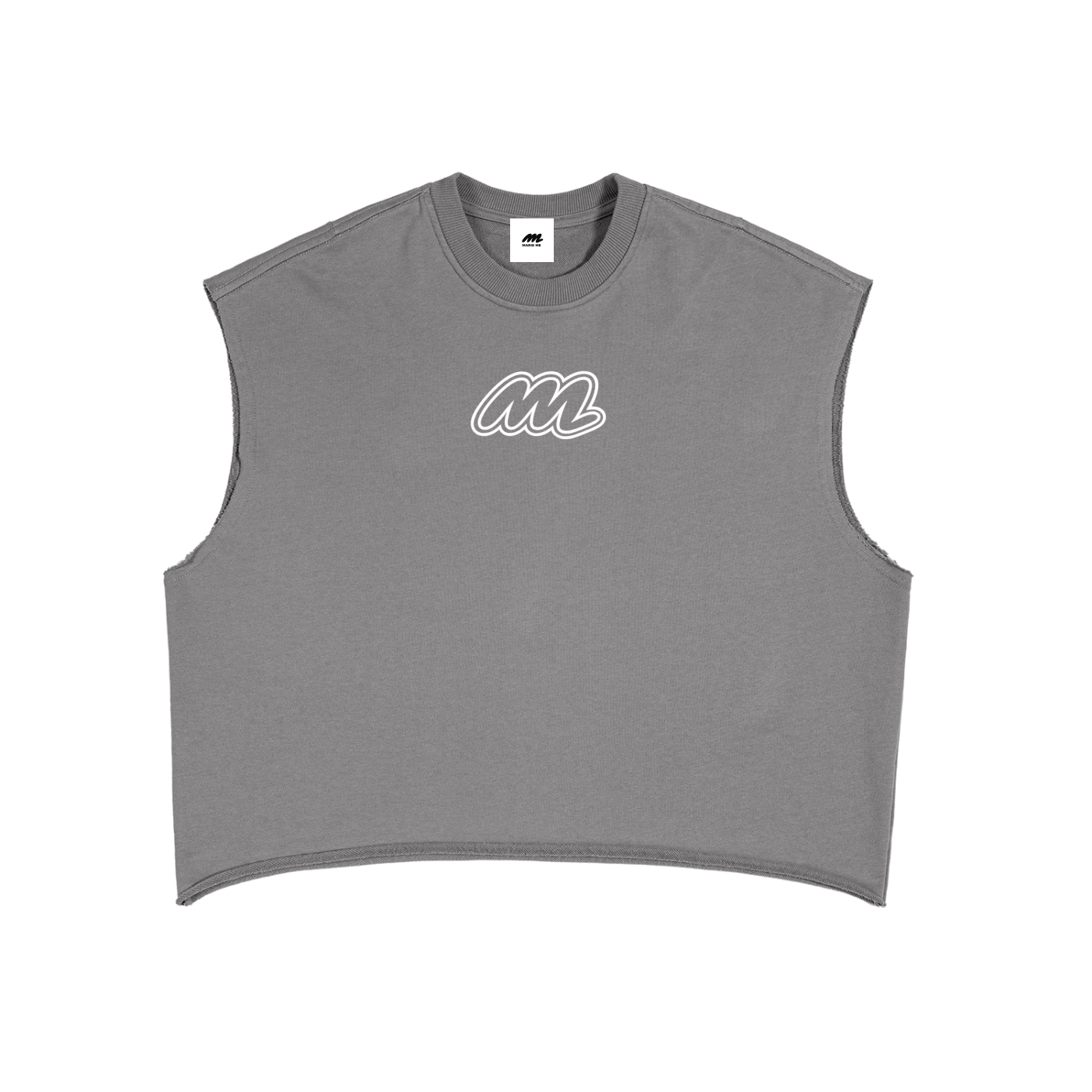 Marie Me Boxy Tank Top Gray