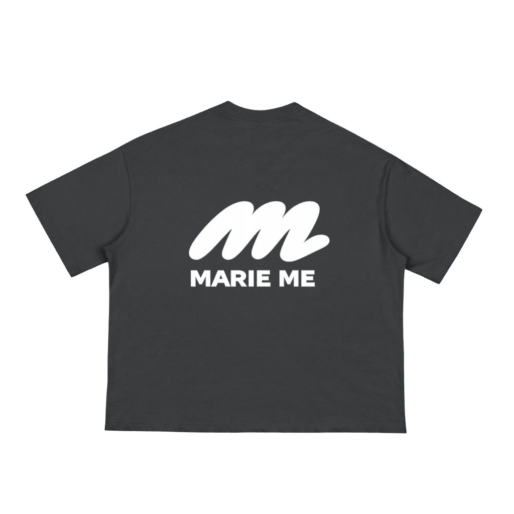 Marie Me Boxy Tee Black
